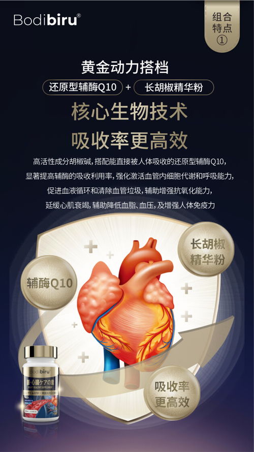 bodibiru重磅新品 血管清道夫 脉净护心素惊艳上市